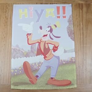 Disney Goofy "Hi Ya" Garden Flag Spring /Summer 18x12.5